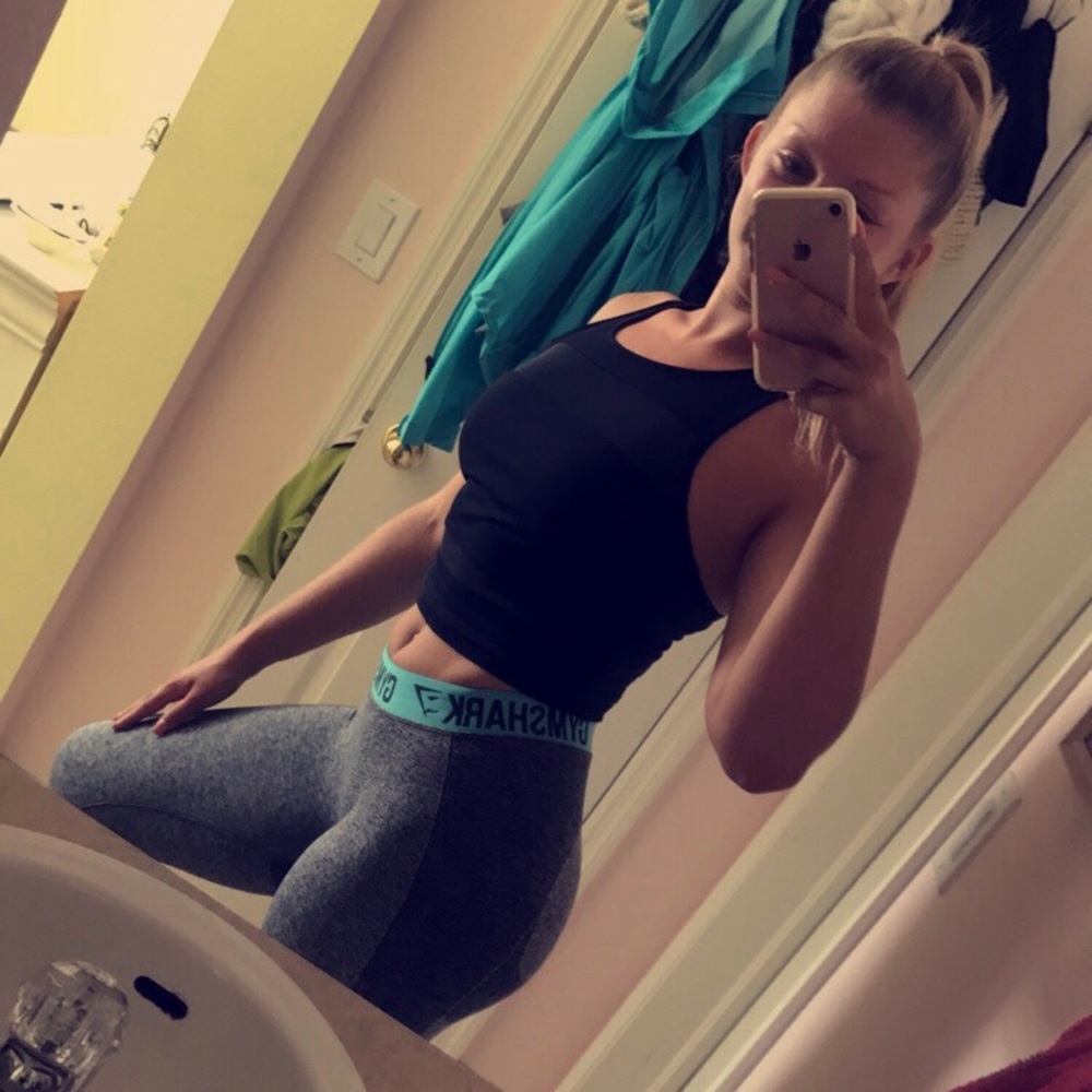 Fabletics mesh cropped tank